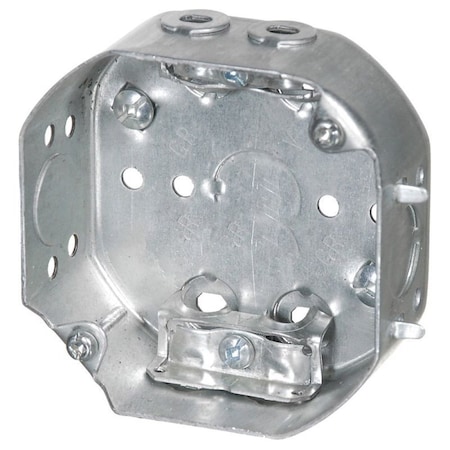 4 In. X1.5 In. Octagon Galvanized Steel Junction Box For Armoured Cable
